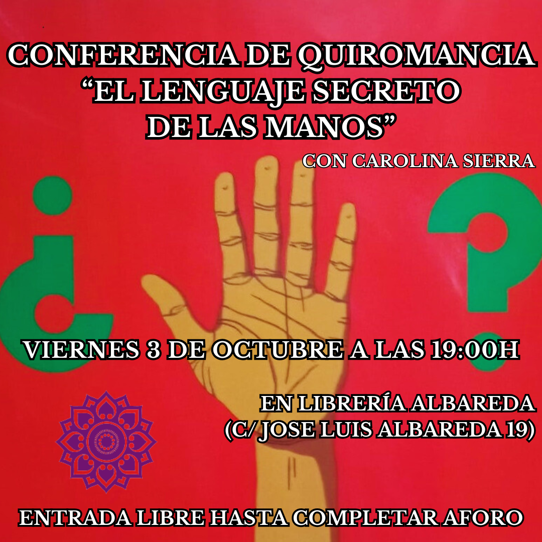 conferencia de quiromancia “el lenguaje secreto de las manos”